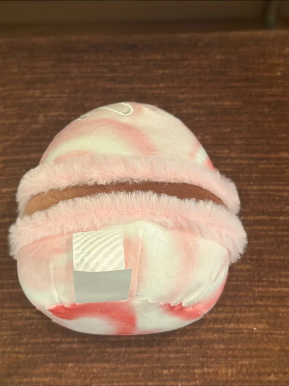 Squishmallows Pink Swirl Macaron Plush with Brown Filling